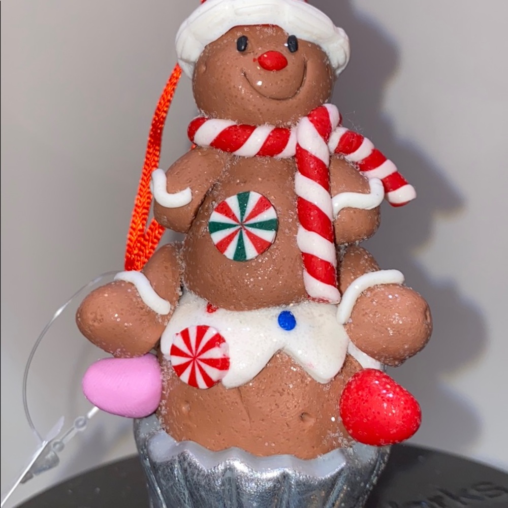 Adorable Gingerbread Man Candle Topper Decorations - Picture 7 of 7
